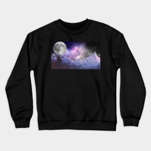 The Galaxy Mountains Crewneck Sweatshirt